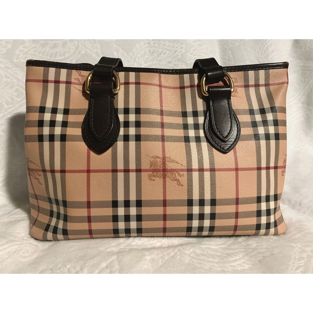 ❌SOLD❌ Burberry Haymarket Tote